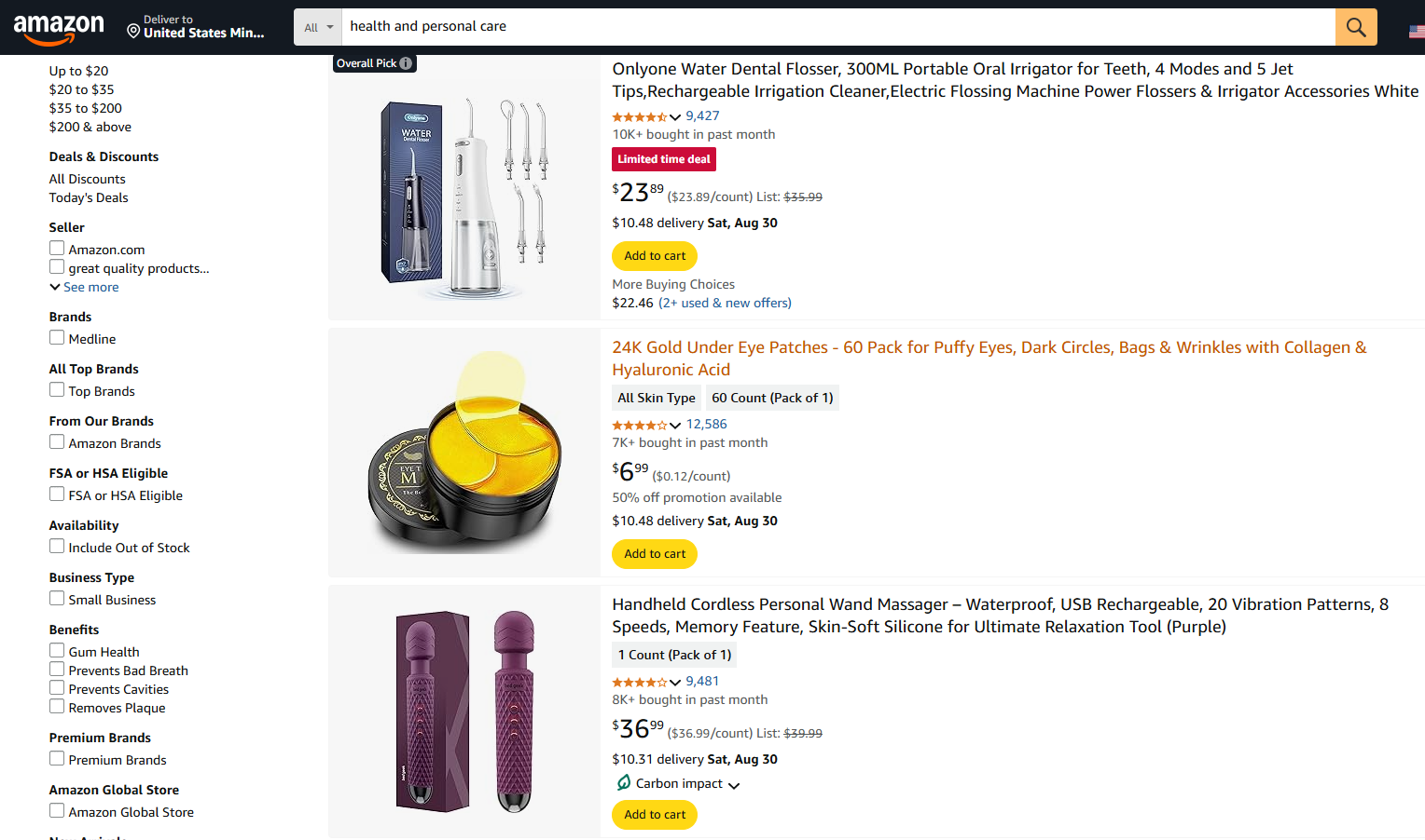  Stainless Steel Water Bottles