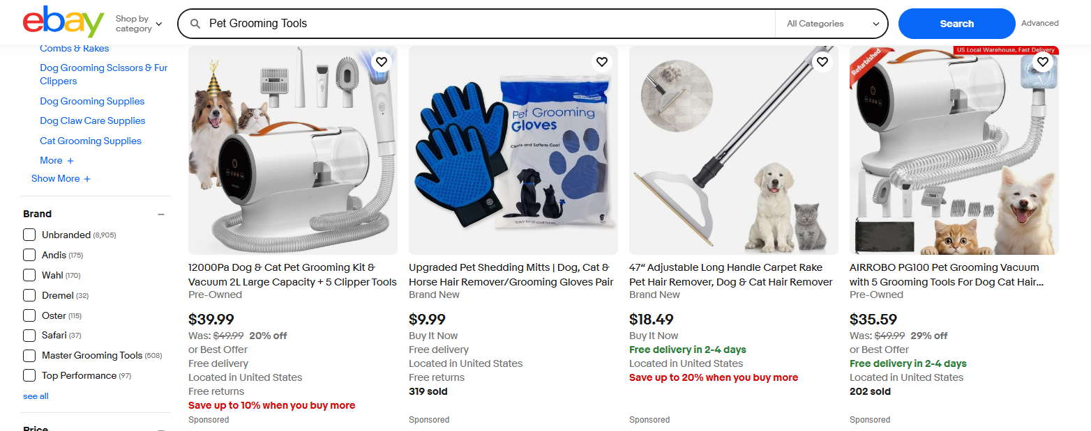 Pet Grooming Tools