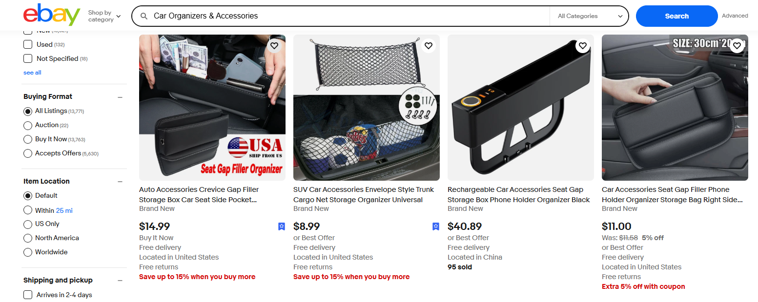 Car Organizers & Accessories