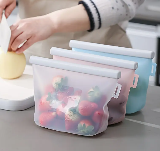 Reusable Silicone Food Bags