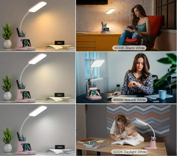 LED Desk Lamps with Wireless Charging dropshipping product
