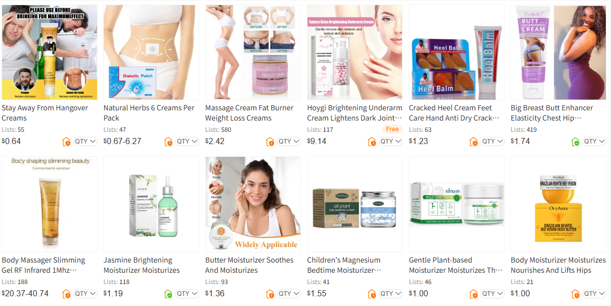 Moisturizers & Creams