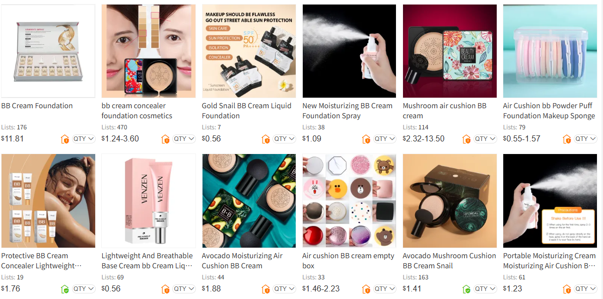 BB Creams and Cushion Foundations