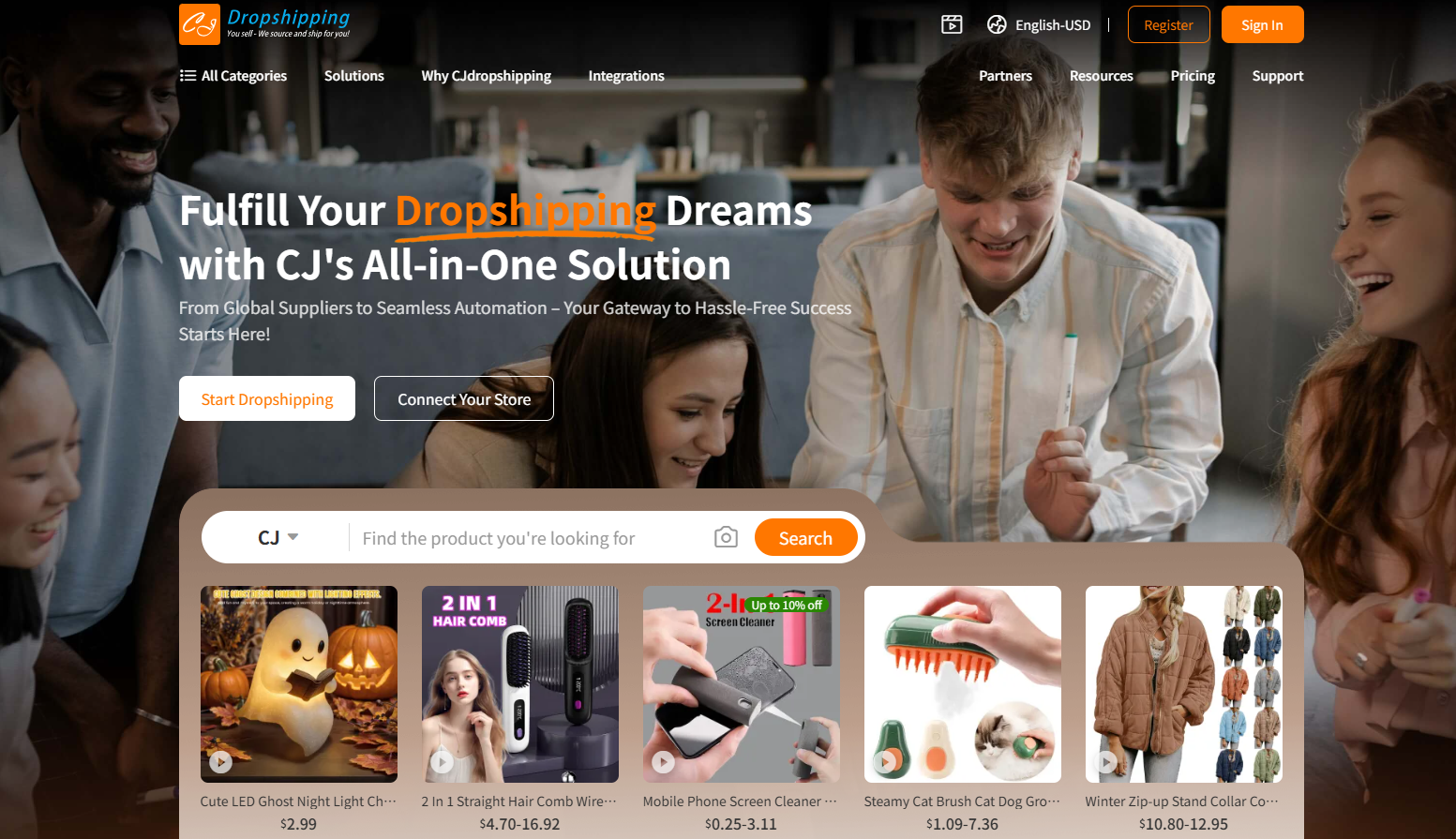 CJdropshipping – Global Sourcing with Fast Fulfillment