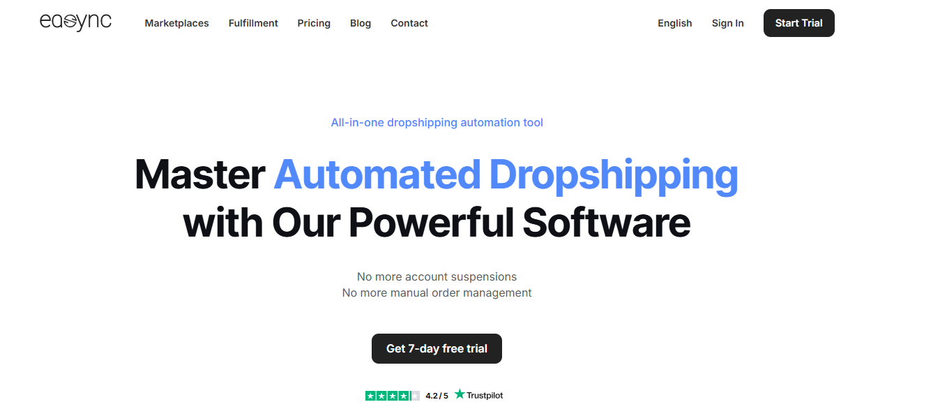 Easync Repricer – Automation for Marketplace Dropshipping