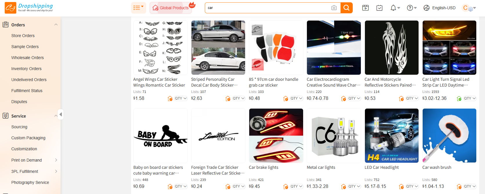 CJdropshipping Auto Parts Dropshipping