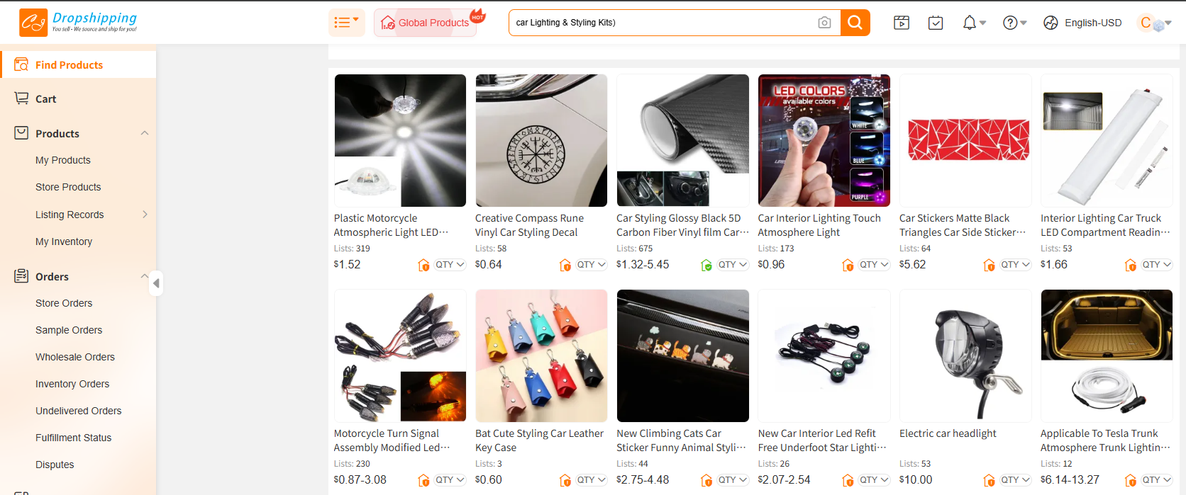 Lighting & Styling Kits)