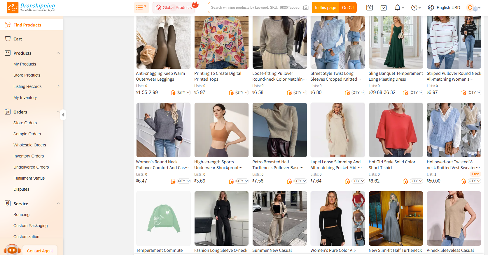 Custom Clothing Dropshipping CJ