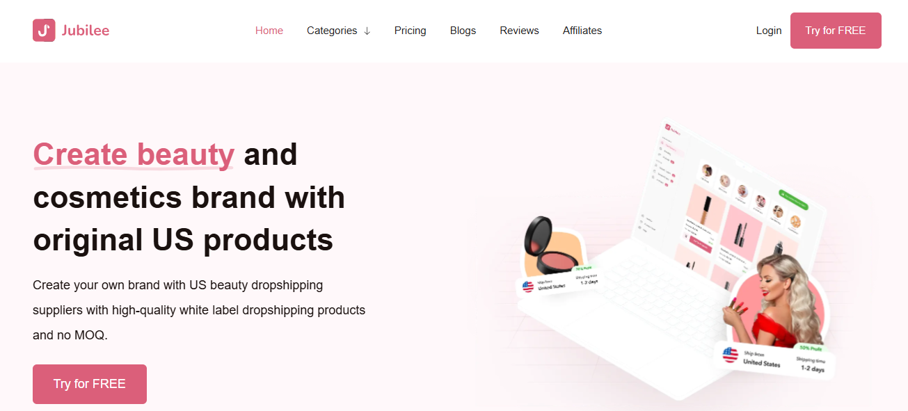 Jubilee skincare dropshipping