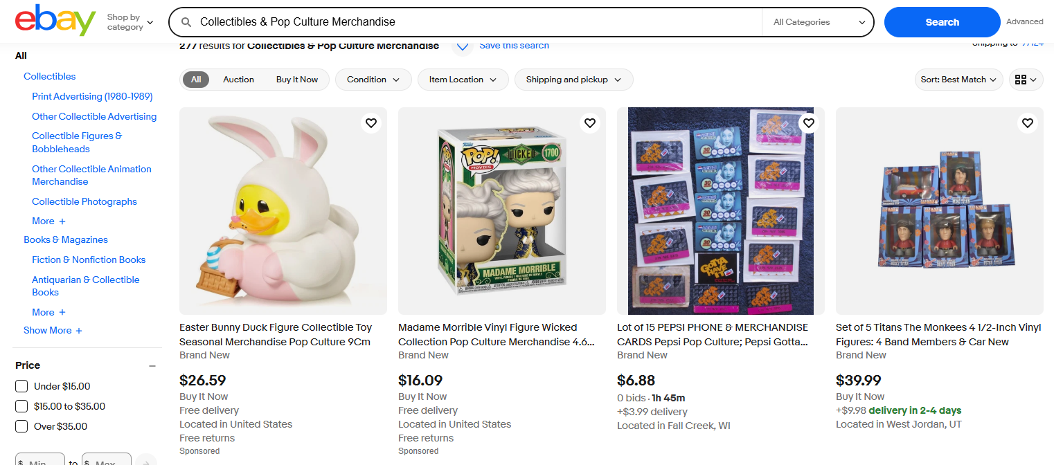 Collectibles & Pop Culture Merchandise