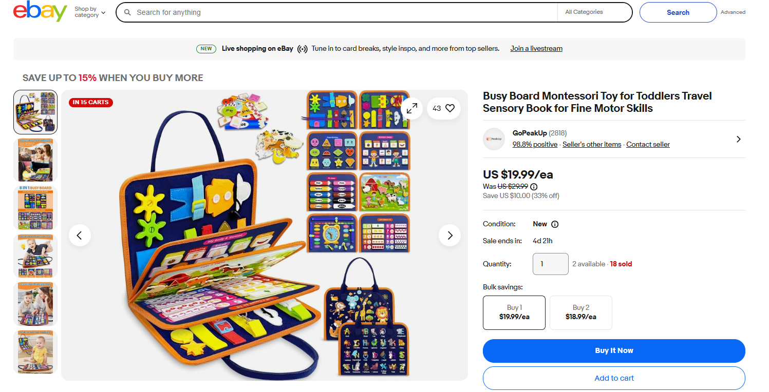 Baby & Toddler Development Toys