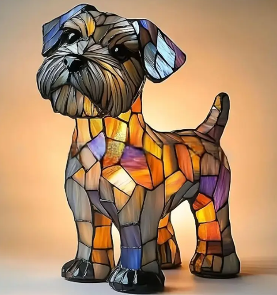3D Animal Stained Glass Lamp