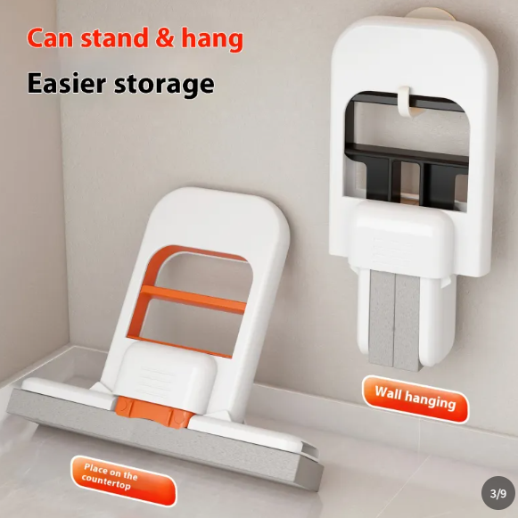 Scratch-Safe Compact Sponge Mop