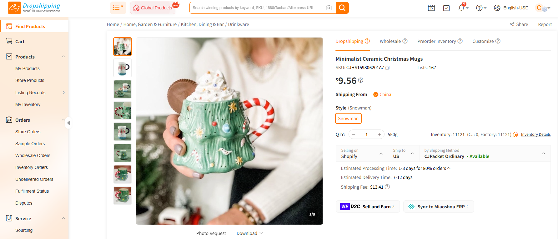 Personalized Holiday Mugs & Ornaments