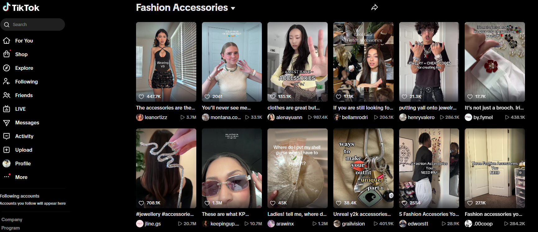 Fashion & Accessories