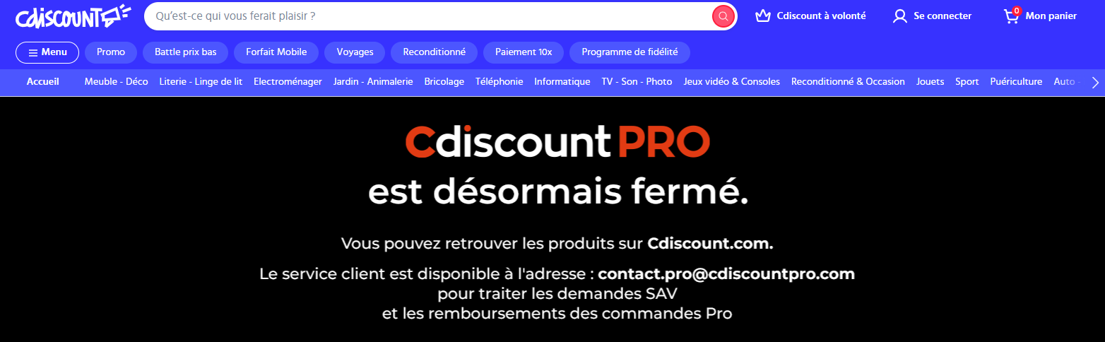 CDiscount Pro