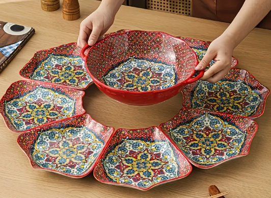 Serving Trays & Tableware Sets