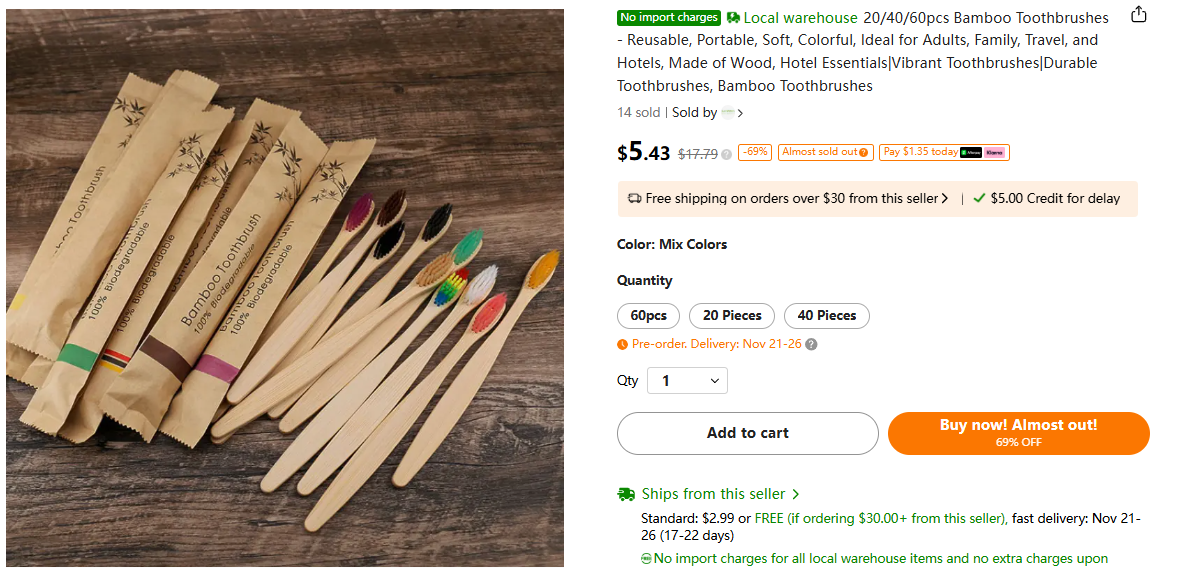 Bamboo Toothbrushes