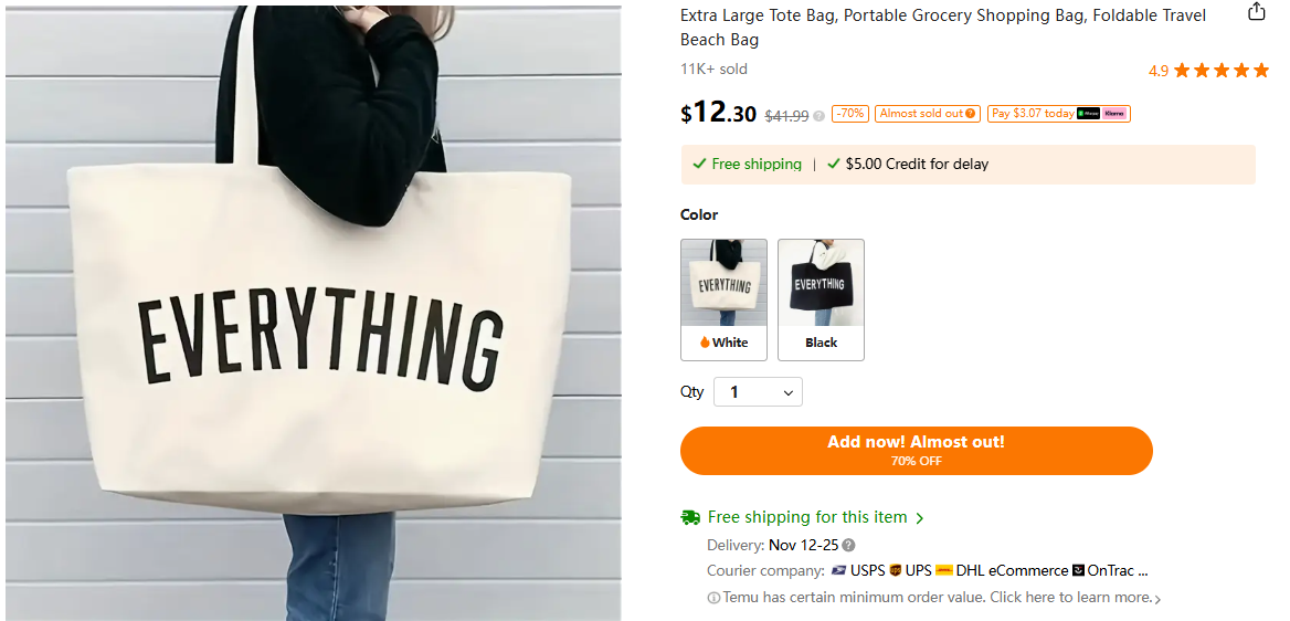 Recycled Cotton Tote Bags