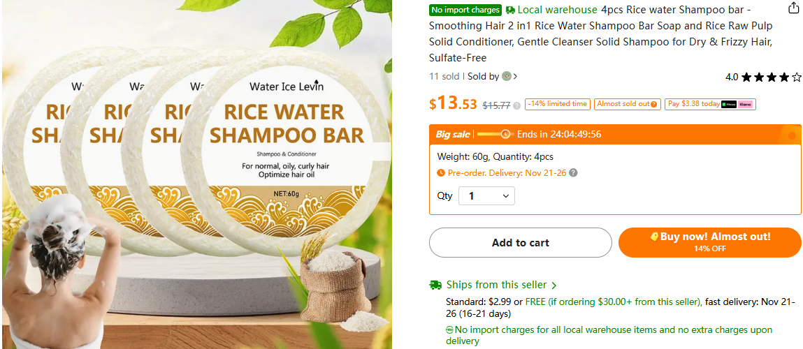 Sulfate-Free Shampoo Bars