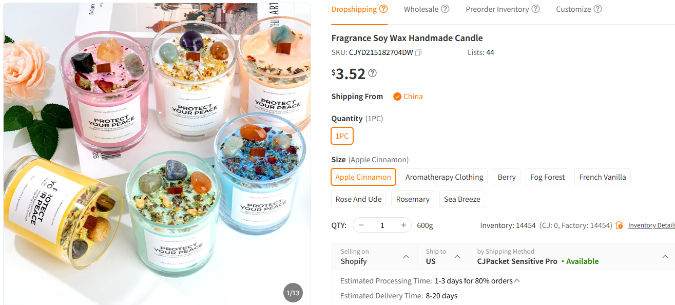 Soy or Coconut Wax Candles