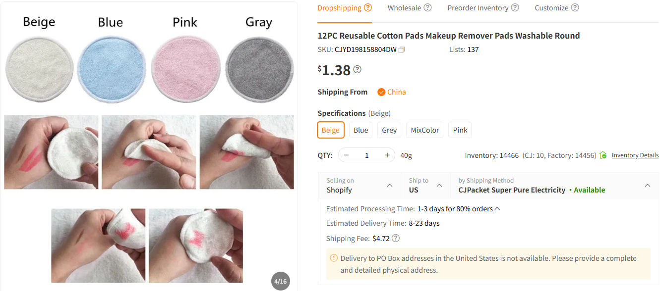 Reusable Makeup Remover Pads
