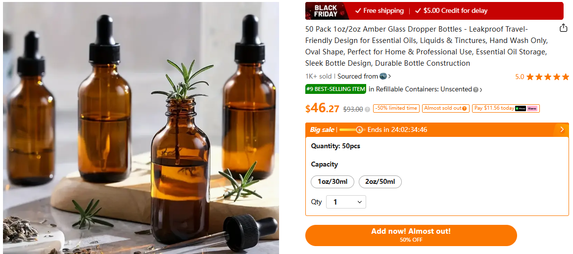 Glass Skincare Bottles