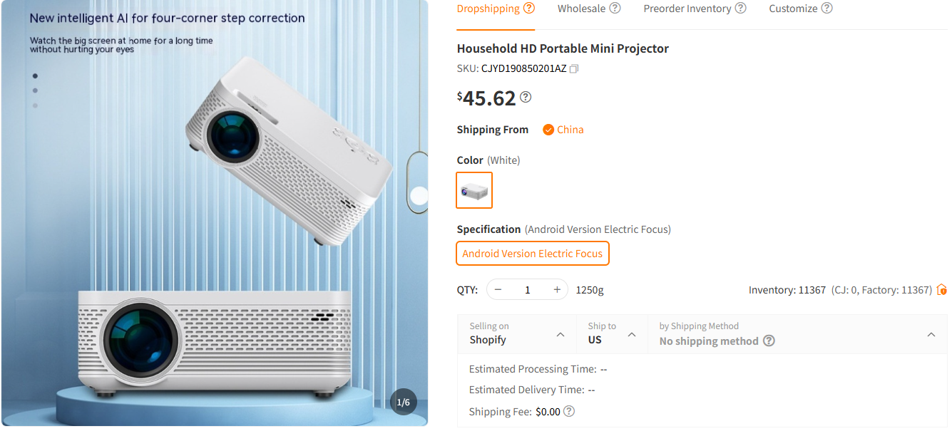 Mini Portable Projector