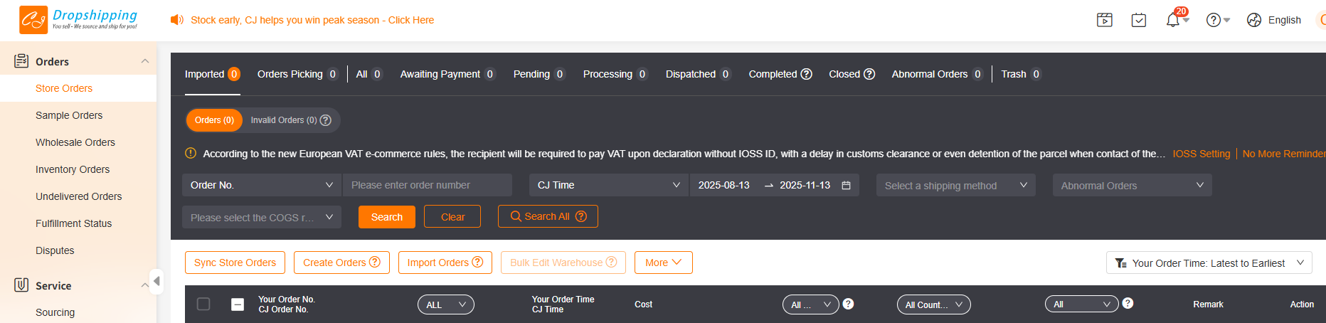 Manage Orders and Fulfill