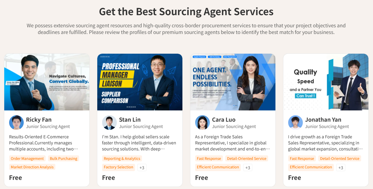 cjdropshipping sourcing agents
