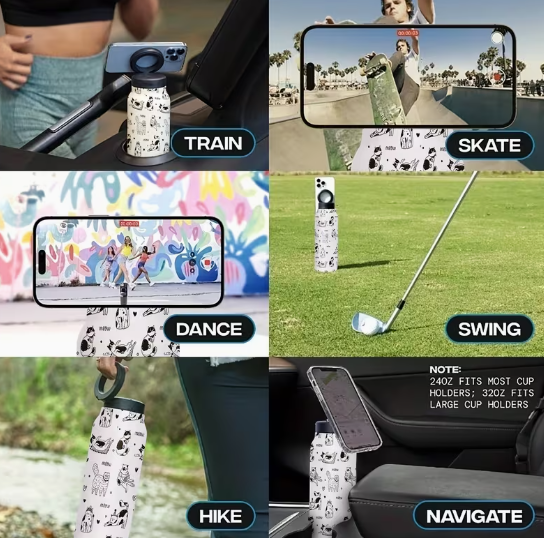 Gym Phone Stand Tumbler