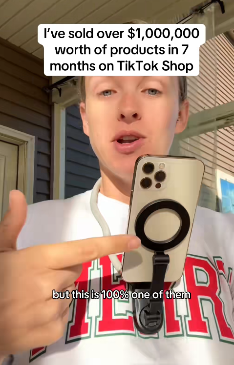 Neck-Mounted Phone Holder