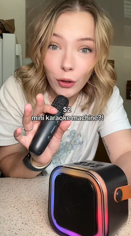 Mini Karaoke Microphone (Portable Karaoke Device)