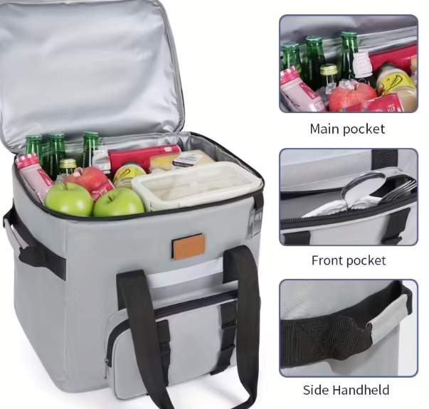 Picnic tote / insulated shopping bag