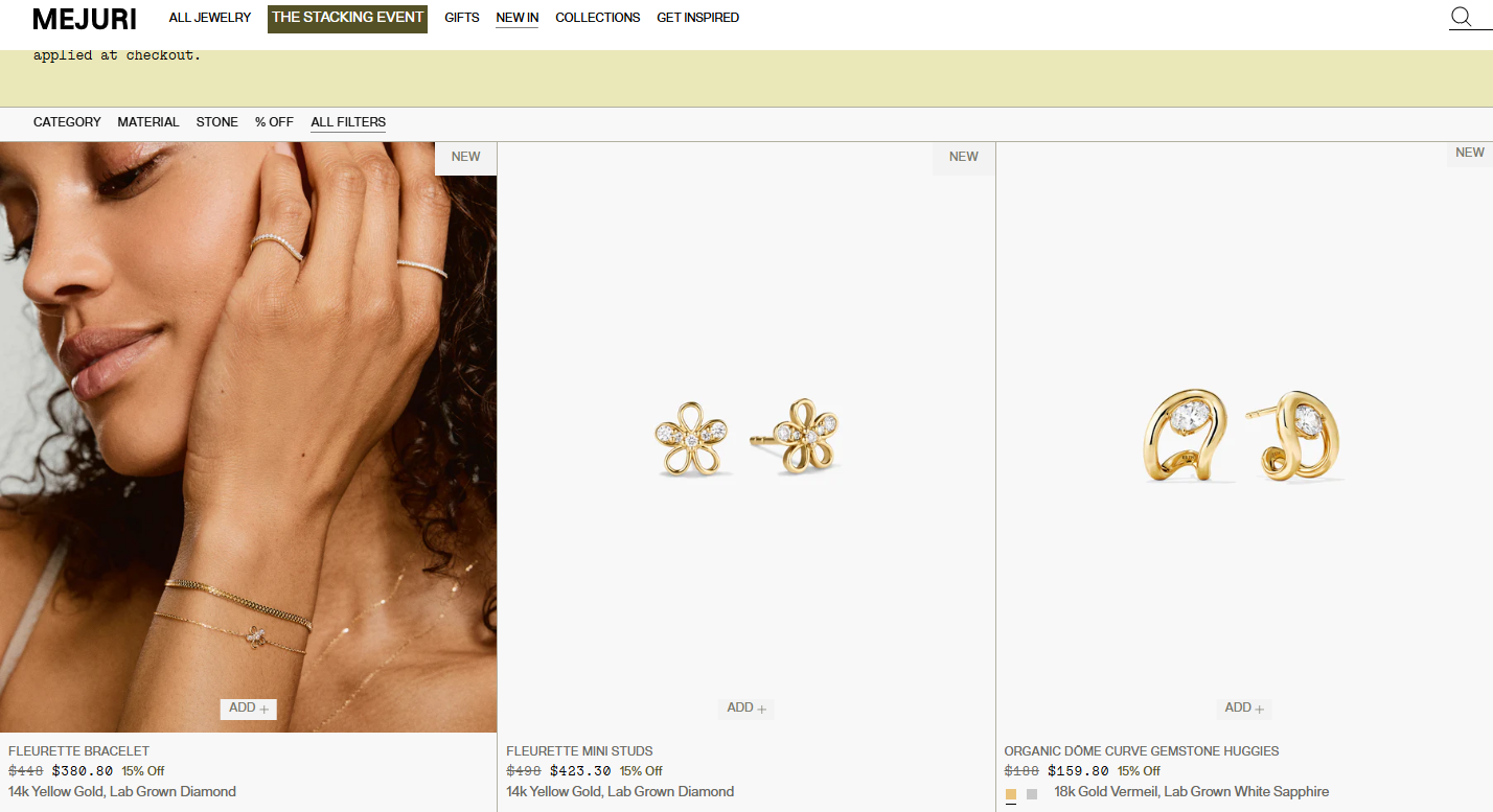 Mejuri Jewelry