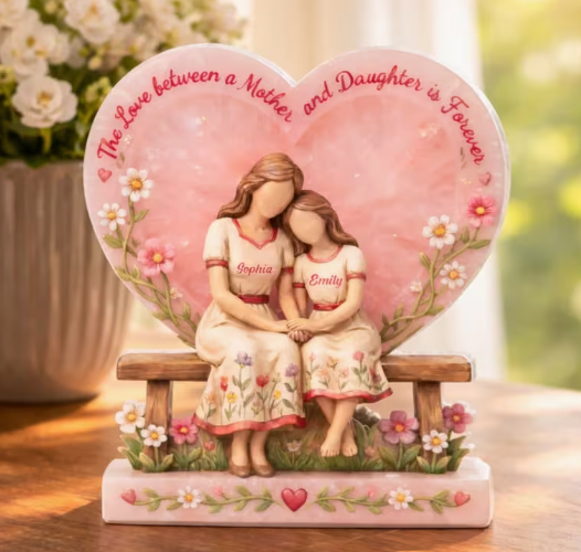 Personalized acrylic plaque Mother’s Day keepsake gift