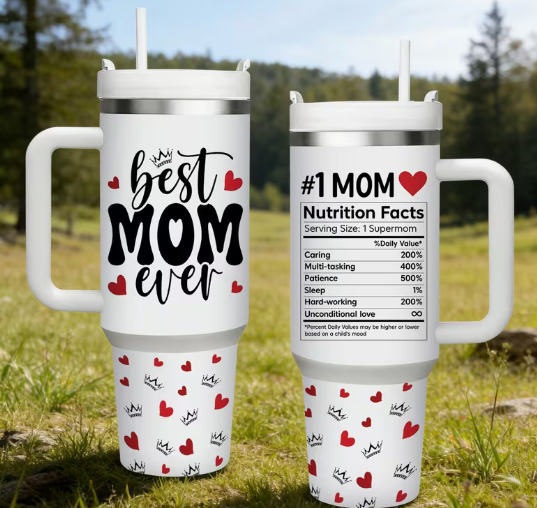 Custom Mother’s Day mug and tumbler gift for mom