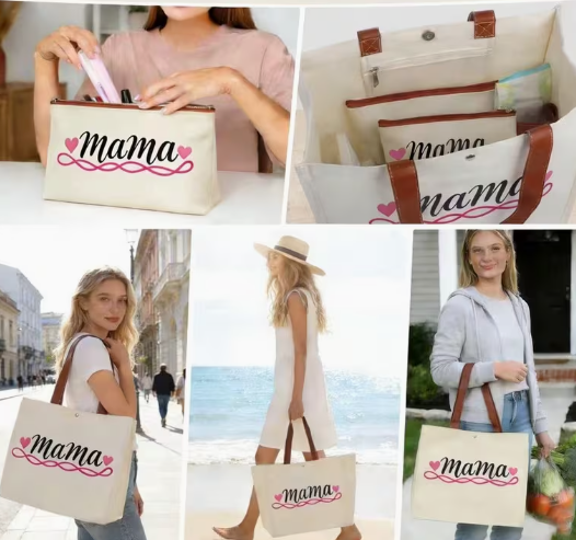 Personalized tote bag Mother’s Day gift for mom