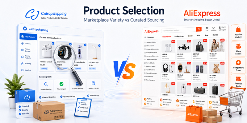 Product Selection: Marketplace Variety vs Curated Sourcing