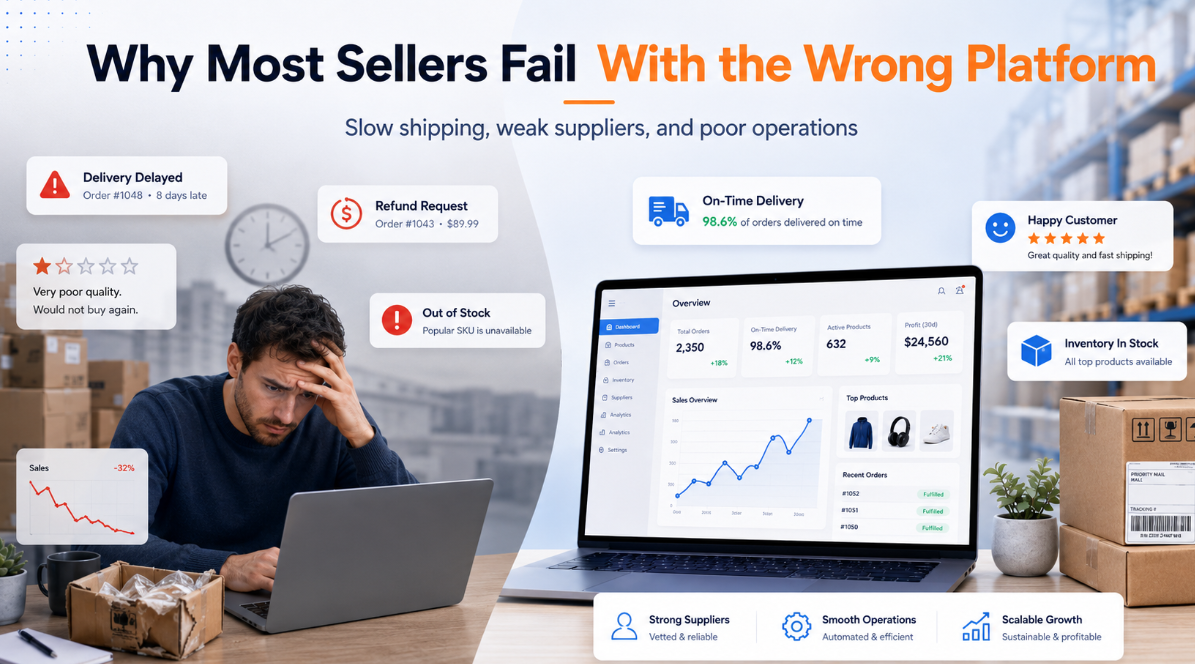 Why Most Sellers Fail With the Wrong Platform