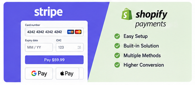 Stripe and Shopify Payments