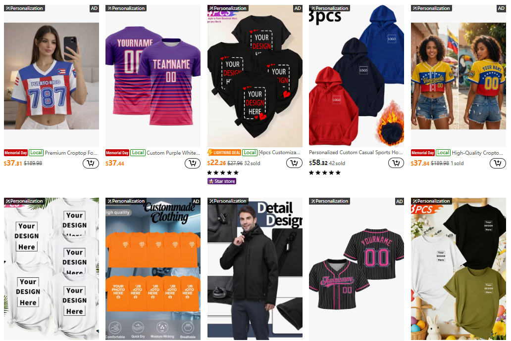 Custom Hoodies, Tees, and Caps