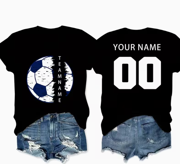 Custom Soccer Name T-Shirts