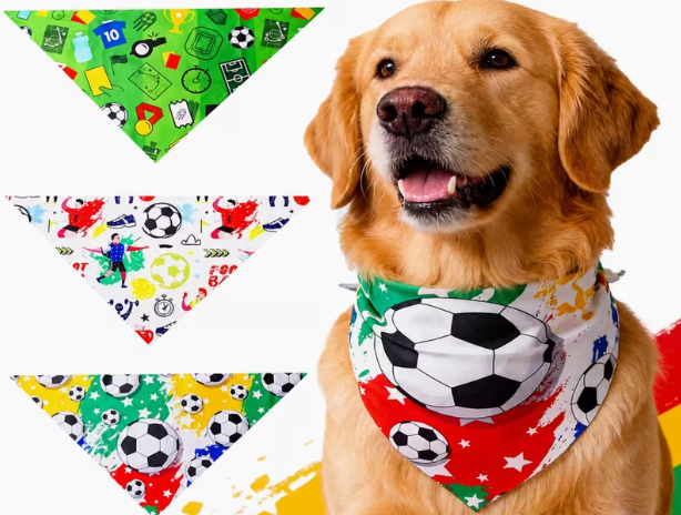 Soccer Pet Jerseys and Bandanas