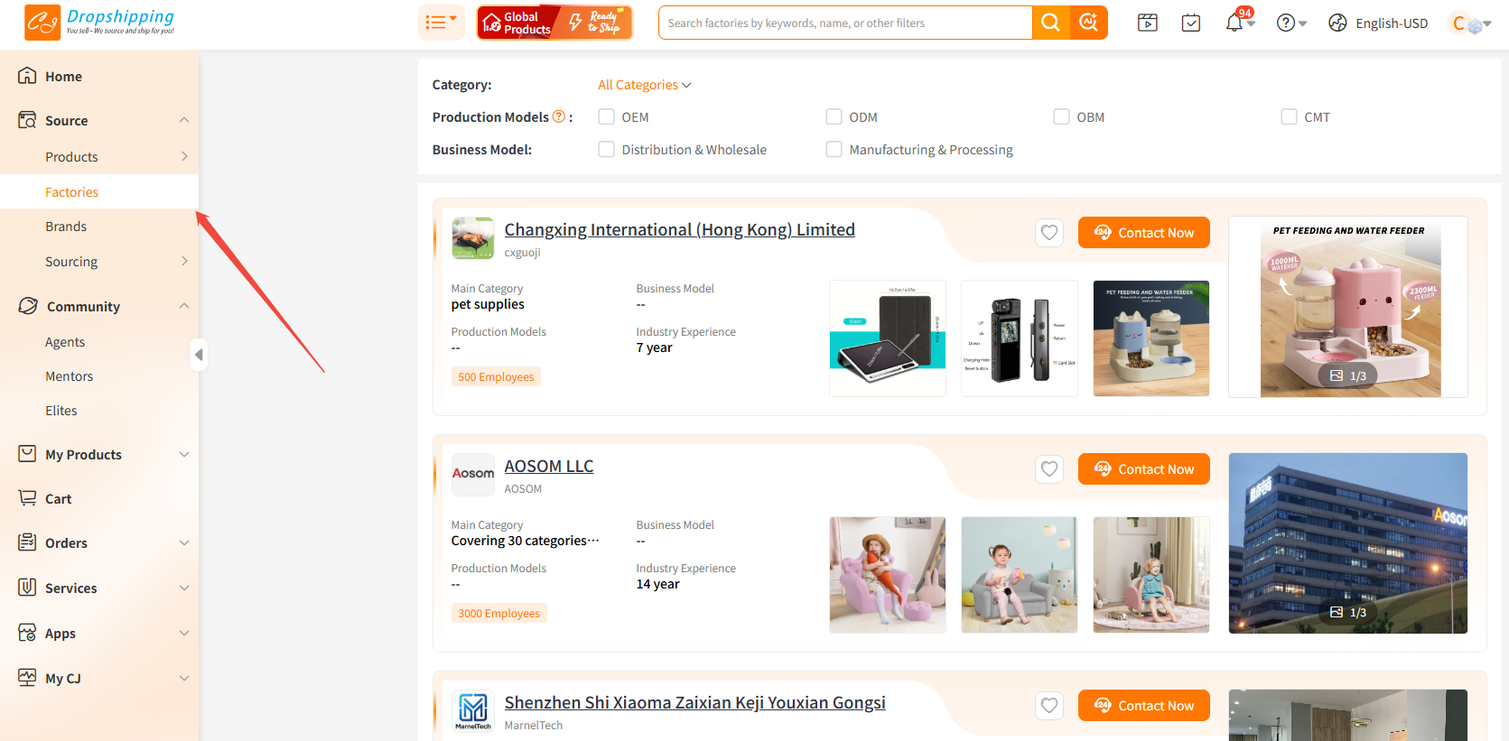 CJdropshipping Connects Sellers with Factory