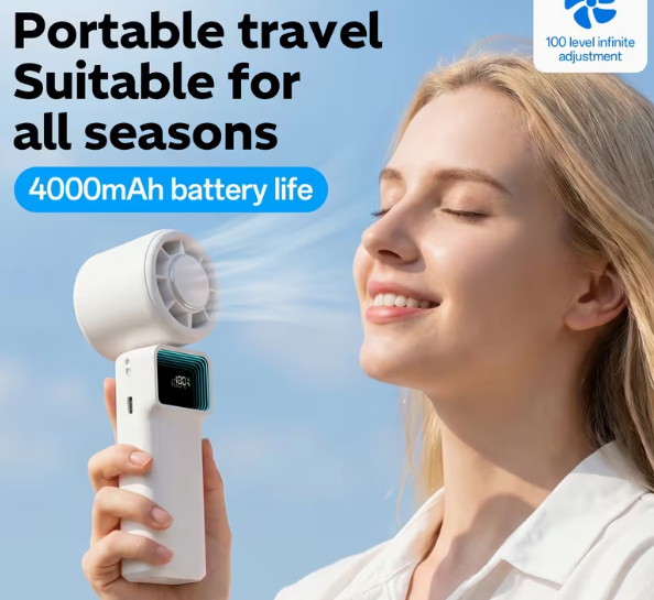 Rechargeable Handheld Turbo Fan