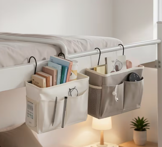 Dorm Bedside Storage Caddies