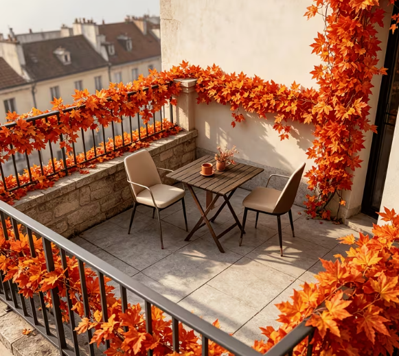 Faux Autumn Leaf Garlands