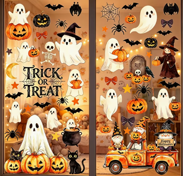 Halloween Window Clings