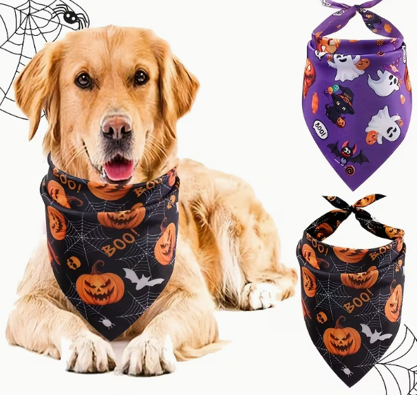 Halloween Pet Bandanas